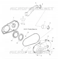 DRIVE TRAIN, CLUTCH COVER