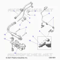 FUEL SYSTEM, RAIL, LINES AND THROTTLE BODY