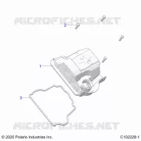 ENGINE, VALVE COVER