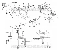 CONSOLE   WIRE HARNESS ULTRA TOURING 0975378 AND EUROPEAN ULTRA TOURING E (4938133813B005)