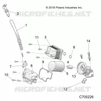 ENGINE, DIPSTICK & OIL FILTER