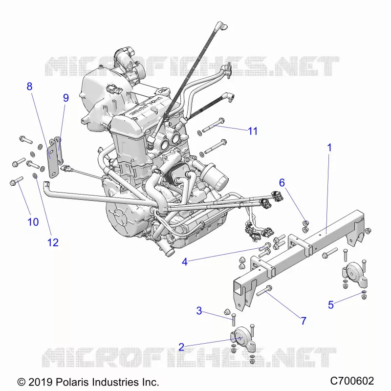ENGINE, MOUNTING