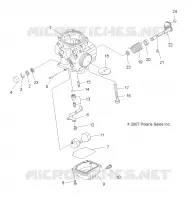 ENGINE, CARBURETOR, LOWER