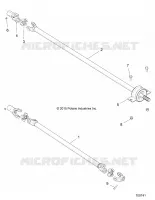 DRIVE TRAIN, FRONT AND REAR PROP SHAFT
