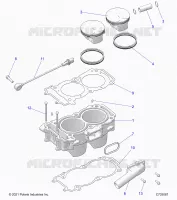 CYLINDER AND PISTON