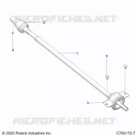 DRIVE TRAIN, REAR PROP SHAFT