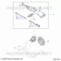 BRAKES, REAR CALIPER