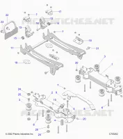 SEAT MOUNTING, FRONT