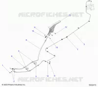 REAR BRAKE BRAKE LINE AND PARK BRAKE