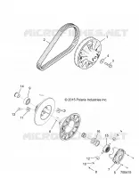DRIVE TRAIN, SECONDARY CLUTCH