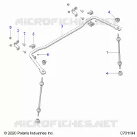 SUSPENSION, REAR STABILIZER BAR