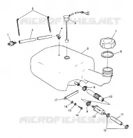 OIL TANK SLTX B964590 AND INTL. SLTX I964590 (4935783578A014)