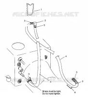 WATER SIPHON SL 900 B964291 AND  INTL. SL 900 I964291 (4935583558B009)
