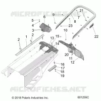 BUMPER, REAR, SNOWFLAP AND TAILLIGHT COVER