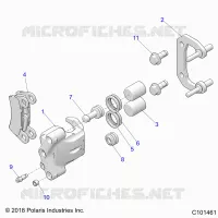 BRAKES, REAR CALIPER