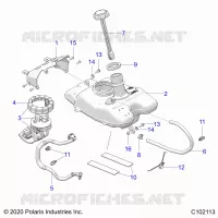 FUEL SYSTEM, FUEL TANK ASM.
