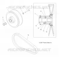 DRIVE TRAIN, SECONDARY CLUTCH