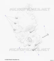 DRIVE TRAIN, GEARCASE MOUNTING