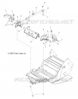 CHASSIS, SHOCK TOWERS