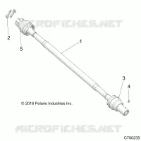 DRIVE TRAIN, REAR PROP SHAFT