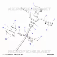 STEERING, H-BAR, STEERING POST, GRIPS