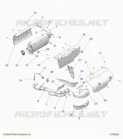 ENGINE, EXHAUST SYSTEM