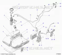 FUEL SYSTEM, EVAP FUEL TANK ASM.