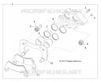 REAR BRAKE CALIPER