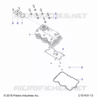 ENGINE, VALVE COVER