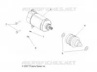 ENGINE, STARTING MOTOR