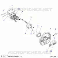 STEERING, UPPER, PREMIUM/DELUXE