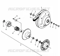 DRIVEN CLUTCH MAGNUM 2X4 W967544 (4936033603B012)