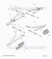 FRONT SUSPENSION CONTROL ARMS