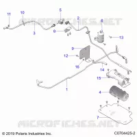 FUEL TANK EVAP, CANISTER AND LINES