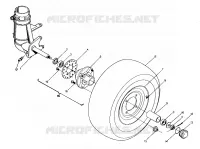 FRONT WHEEL ASSEMBLY 250 4X6 / W928627 (4922902290019A)