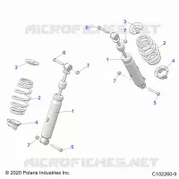 SUSPENSION, FRONT SHOCK