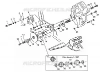 GEARCASE/BRAKE AND CHAIN COVER MOUNTING XPLORER 400L W97CC38C (4939753975C005)