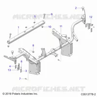 CHASSIS, FRONT FRAME ASM. (USA ONLY)