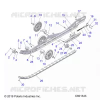 SUSPENSION, RAIL, LH/RH