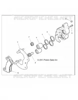 REAR BRAKE CALIPER