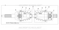 DRIVE TRAIN, REAR DRIVE SHAFT