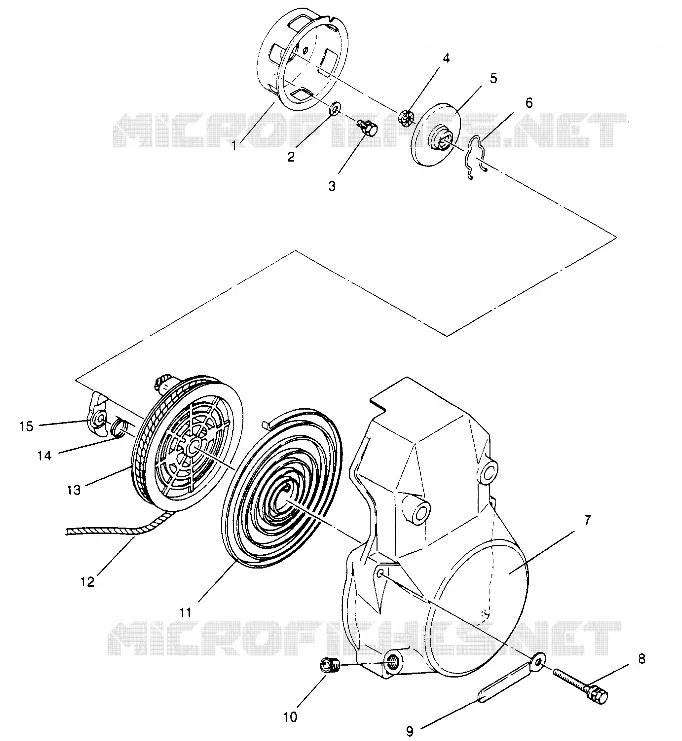 RECOIL STARTER ASSEMBLY CLASSIC 0952865 (4929072907D001)