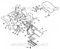 REAR CAB   SEAT XPLORER 400L W98CC38C (4945414541A006)
