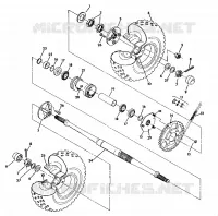 REAR WHEEL DRIVE ASSEMBLY 350 2X4 / W927539 (4922882288019A)