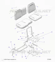 SEAT ASM. AND SLIDER