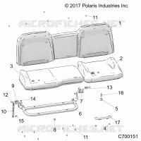 SEAT ASM. REAR