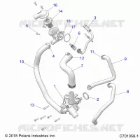 ENGINE, WATERPUMP AND BYPASS