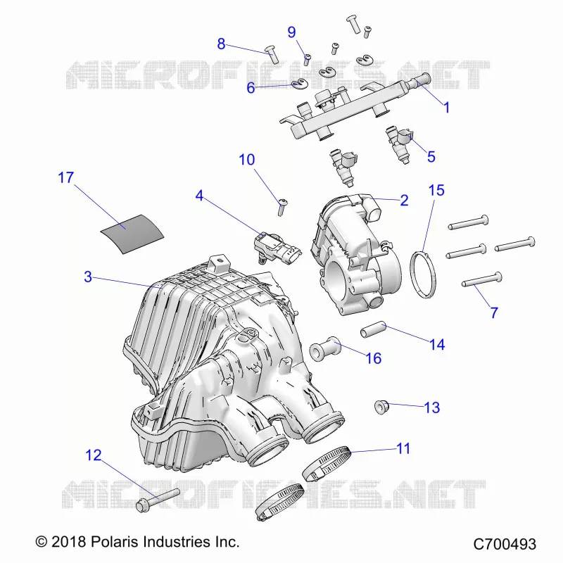 ENGINE, AIR INTAKE MANIFOLD
