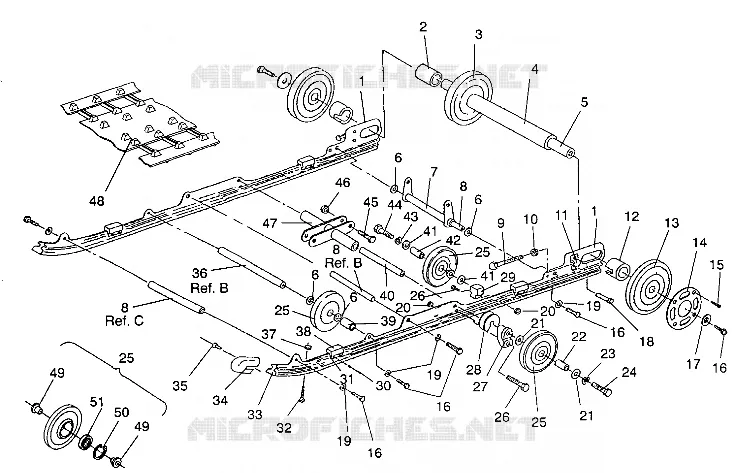 SUSPENSION ASSEMBLY CLASSIC TOURING / 0930865 (4922952295026A)