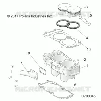 CYLINDER AND PISTON